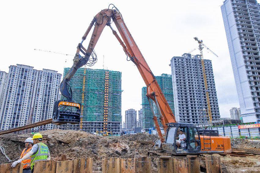 江西省上饶市余干县湖畔壹号工地基础支护